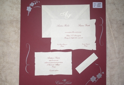 partecipazione di matrimonio E45501