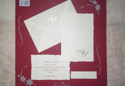 partecipazione di matrimonio E47539