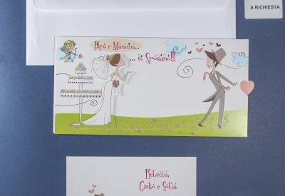 partecipazione di matrimonio 0539