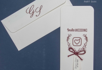 partecipazione di matrimonio 0644