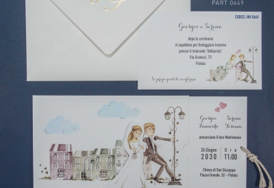 partecipazione di matrimonio 0649