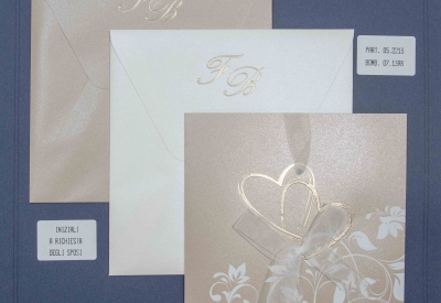 partecipazione di matrimonio 05-2222 busta tortora