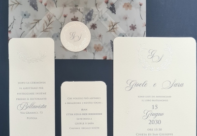 partecipazione di matrimonio 0696