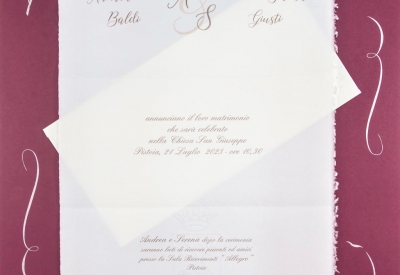 partecipazione di nozze Amalfi A3