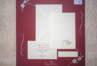 partecipazione di matrimonio E45502